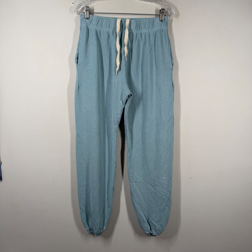 Jungmaven Hemp Yelapa Organic Cotton Sweatpants Blue Joggers USA Made Mens Sz M